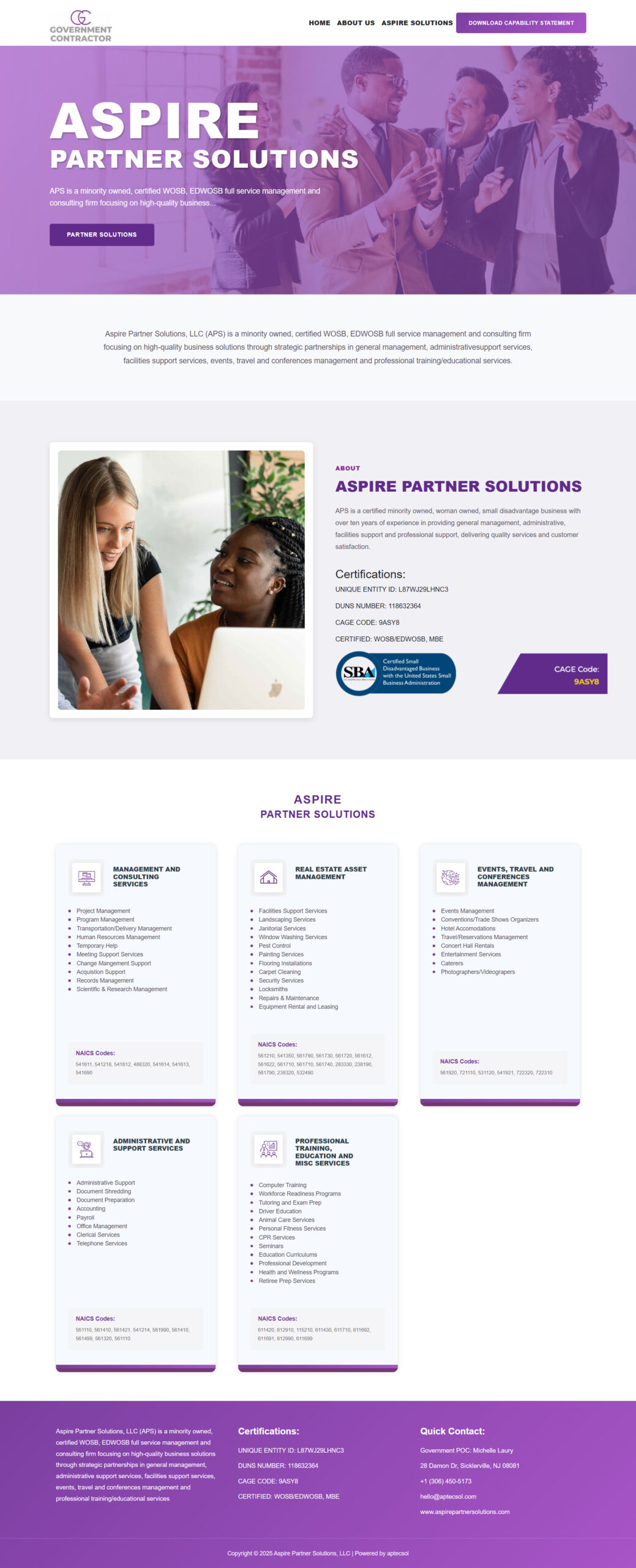 Aspire Partners Theme
